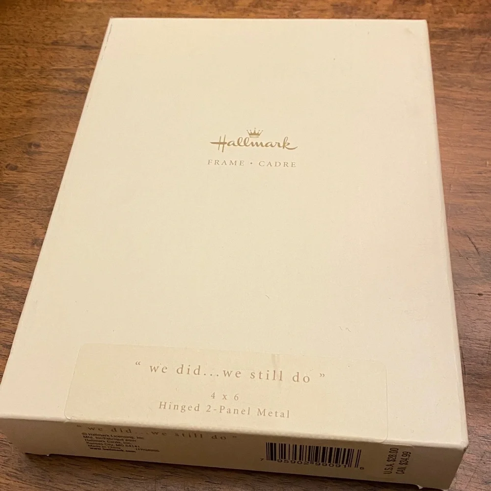 LAST HALLMARK Double 4x6 Anniversary Picture Frame
